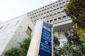 Exterior and signboard of the Marine Building